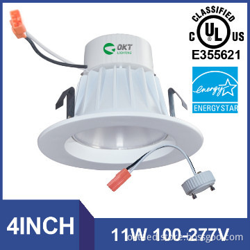 E26 adapter 885lm 11w UL ES retrofit 4 inch led trim dimmable